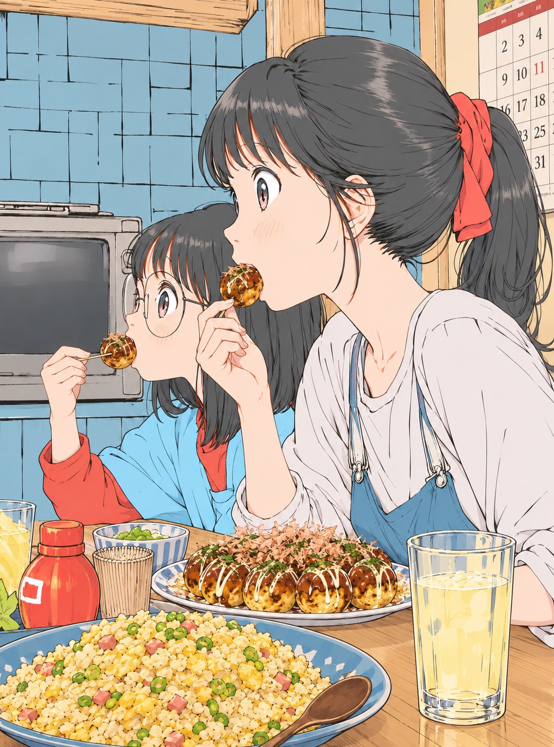 8月8日は、いただきますが忙しい。