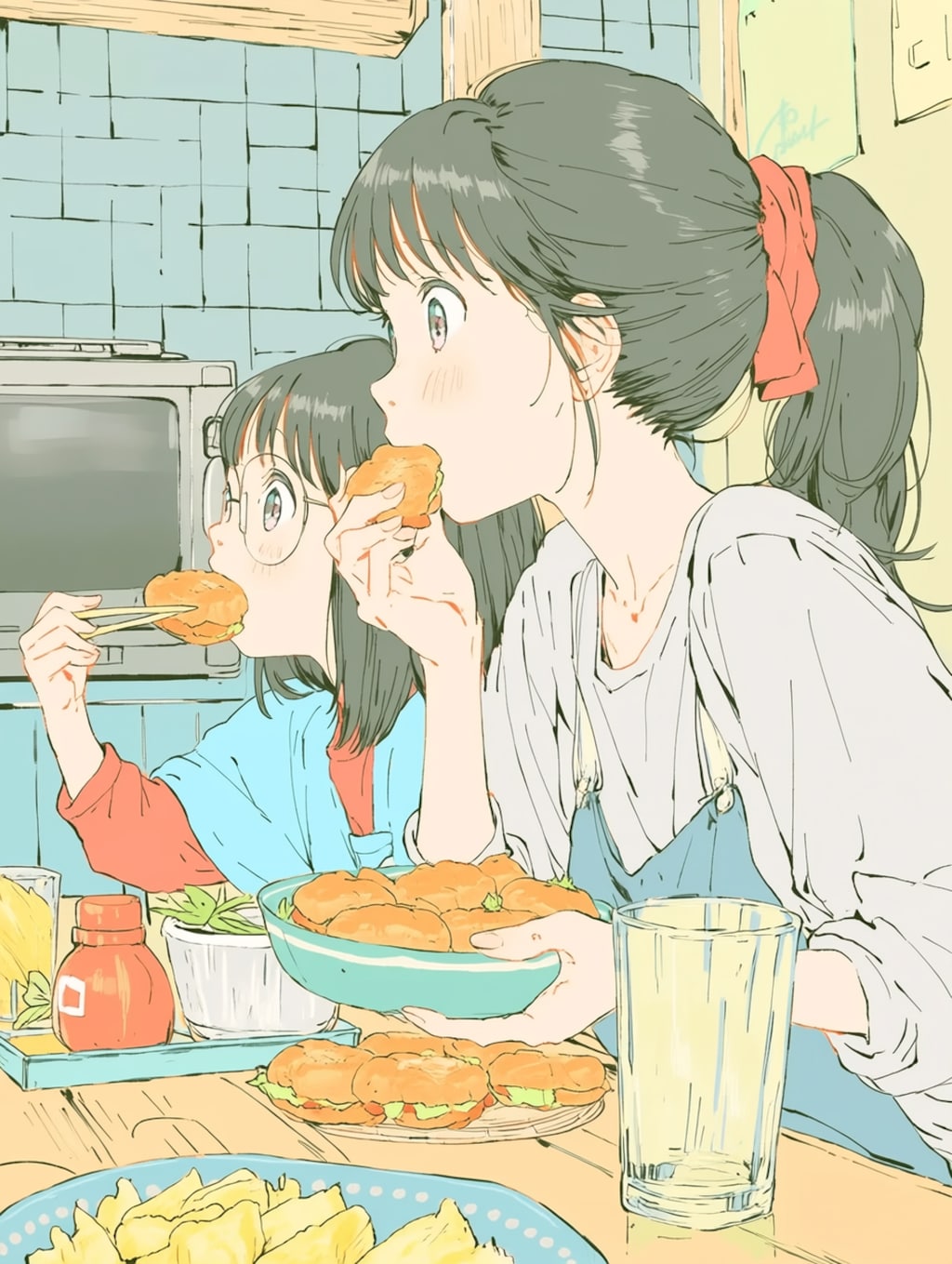 8月8日は、いただきますが忙しい。