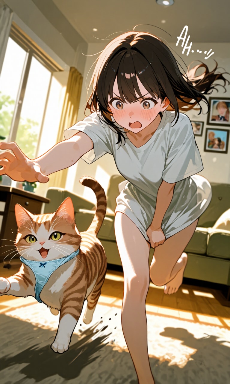こらっ！返しなさーい！