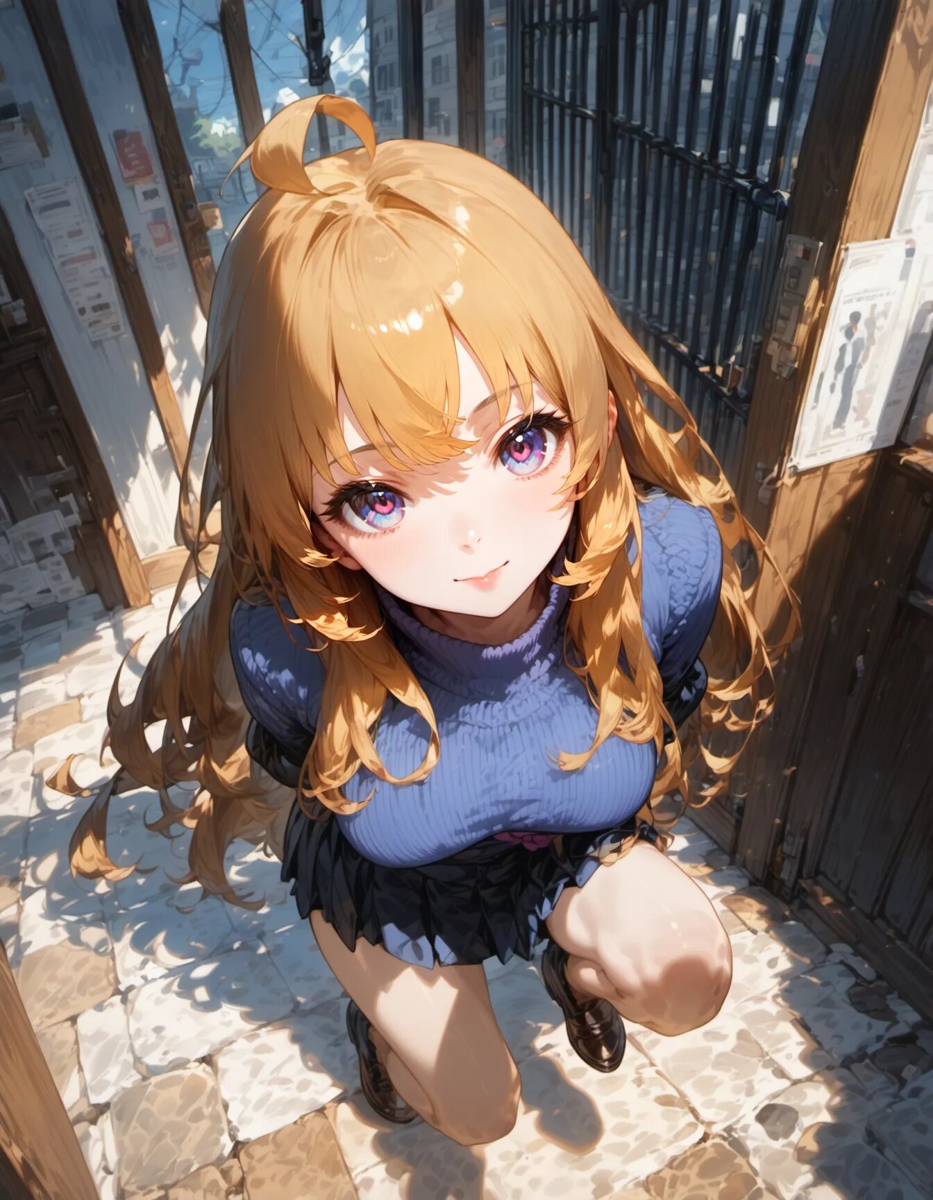 Golden Eyes at Street Level | の人気AIイラスト・グラビア