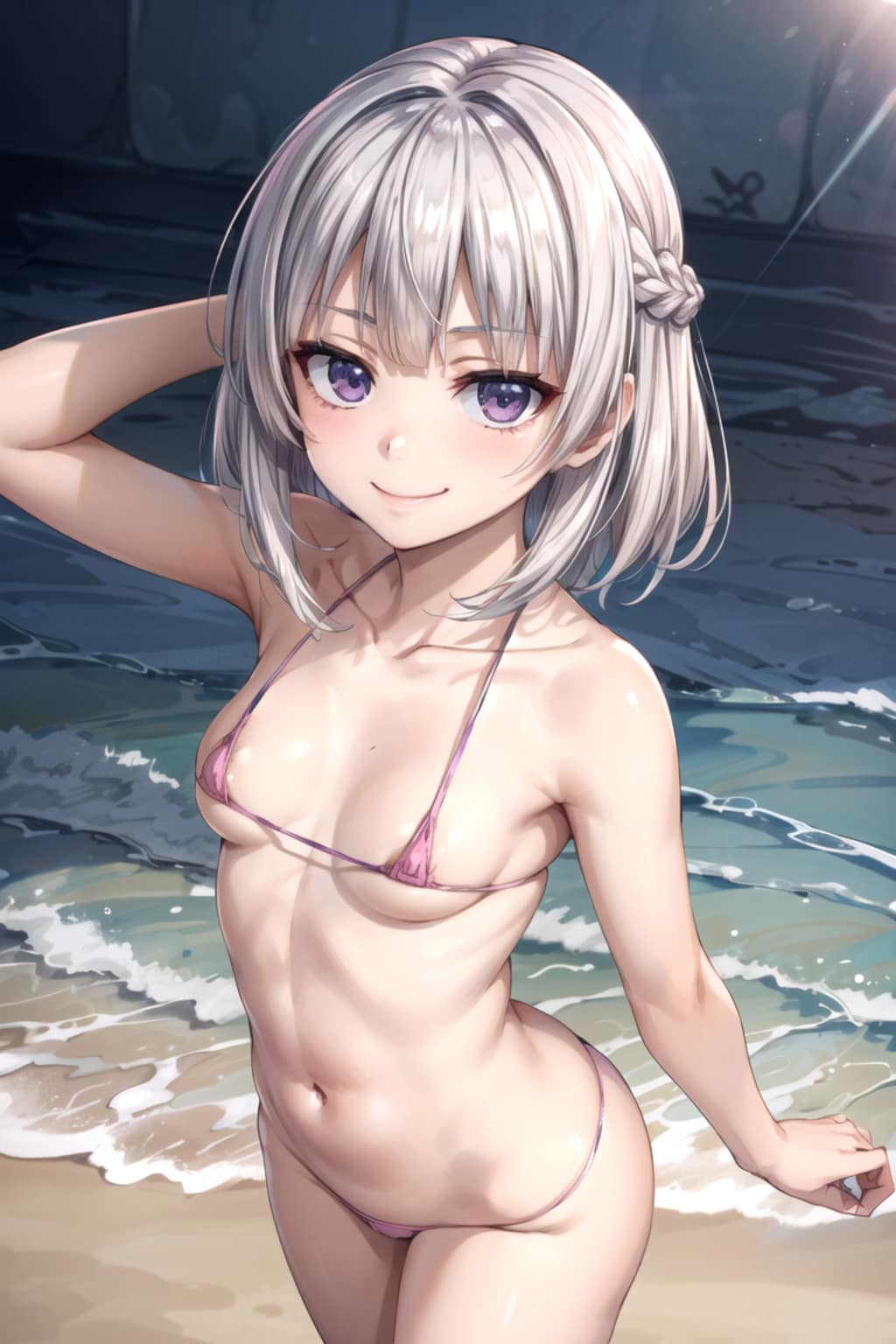 坂柳有栖 正常位・セクシードレス・マイクロビキニ
