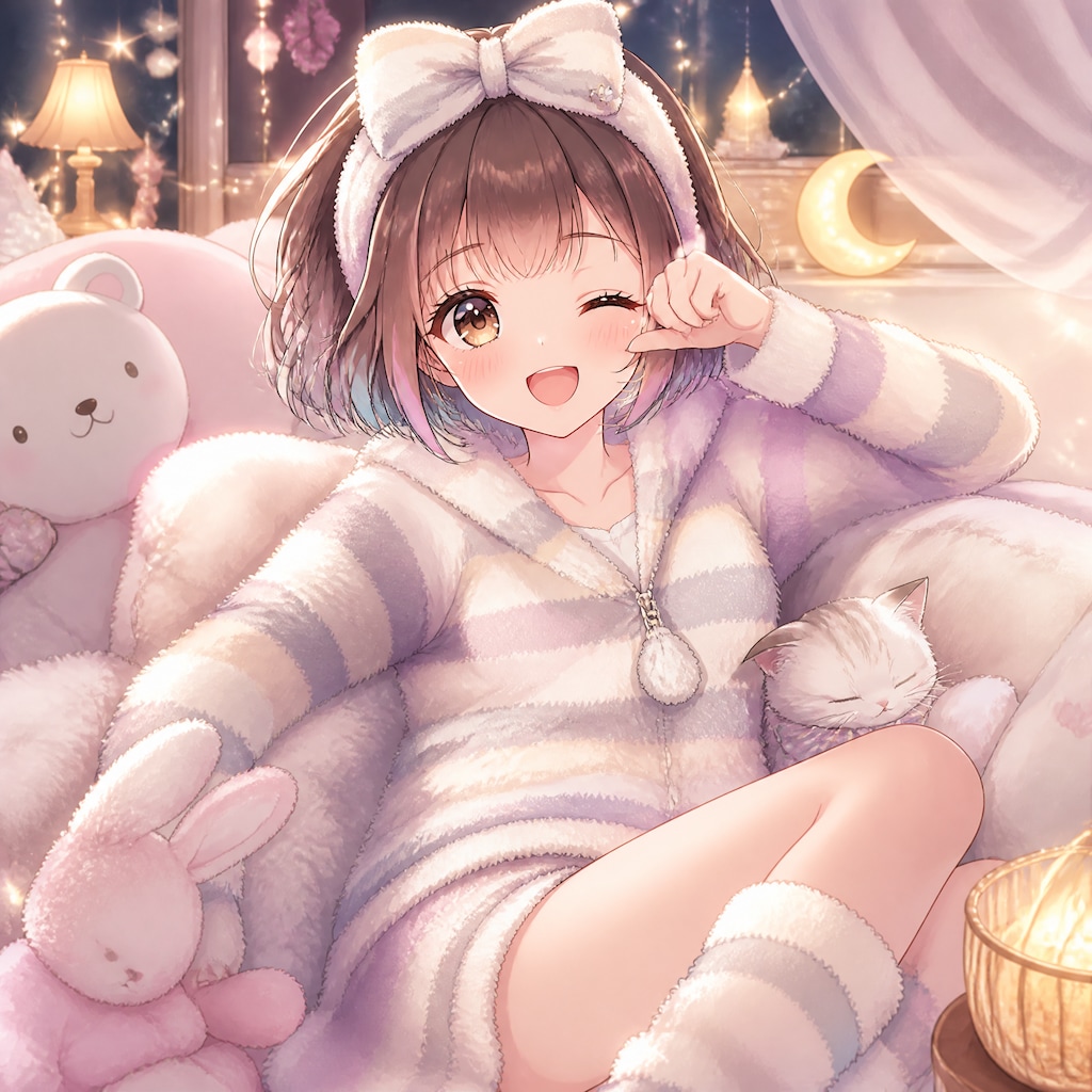 (うちの子縛り)16.「ぐ」→「グッドナイト」鈴九