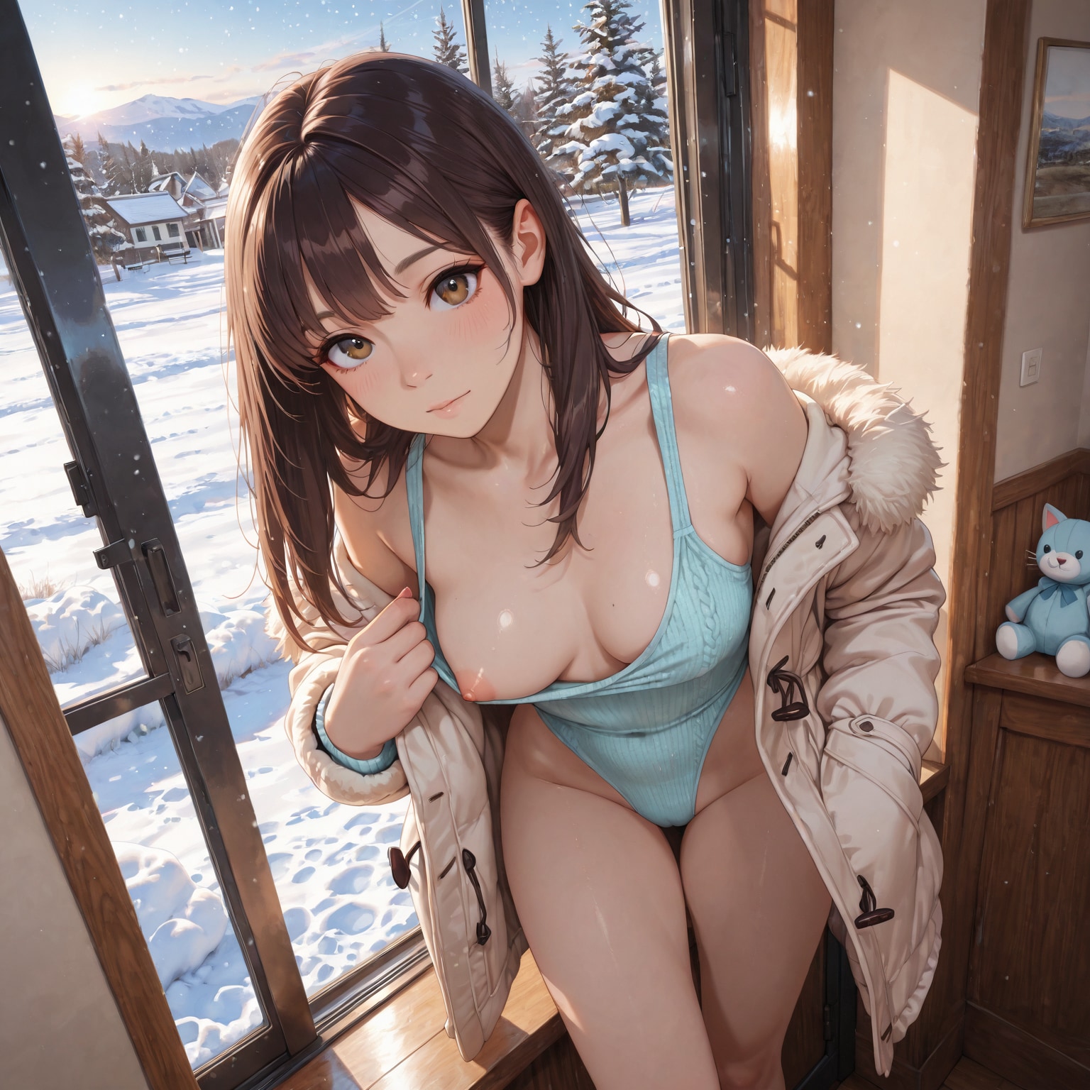 冬は寒いからね。キミもあったまっていく？