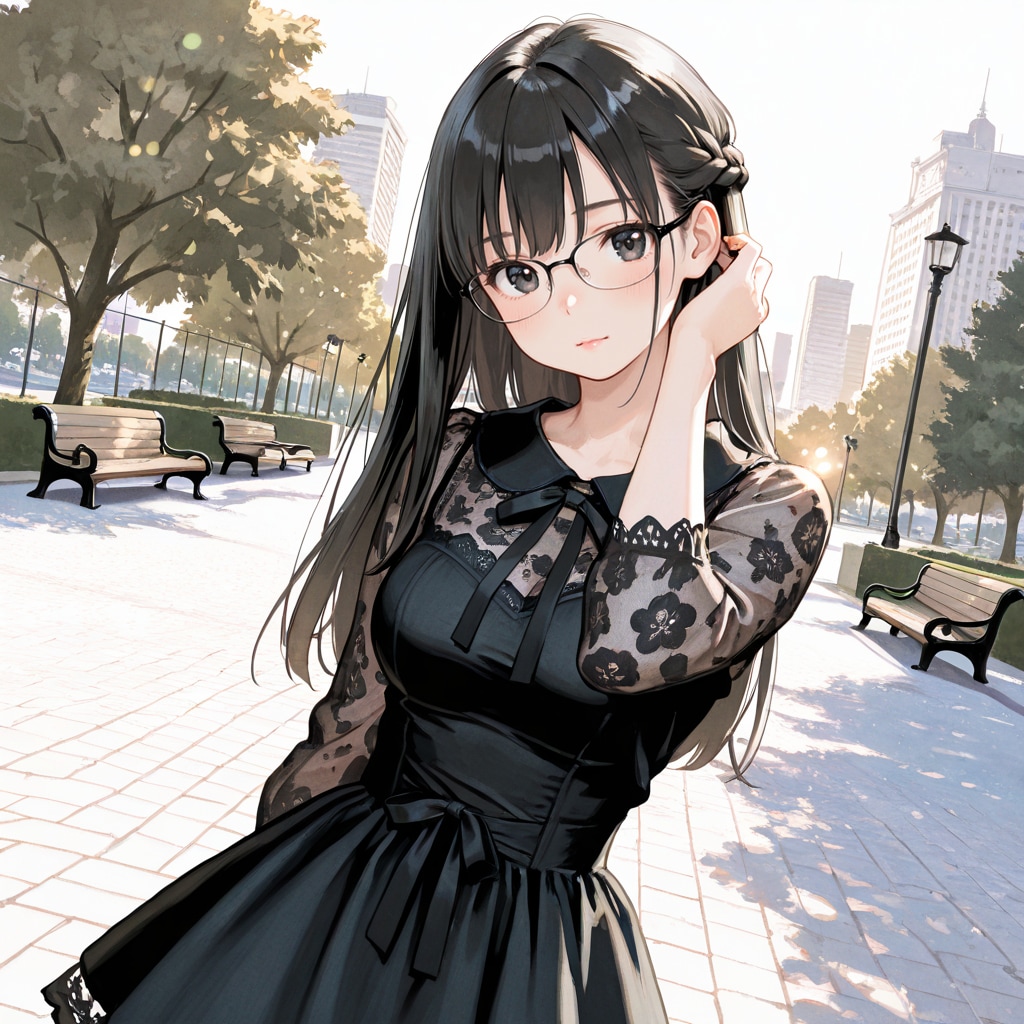 詩織ちゃん、黒ゴシック | の人気AIイラスト・グラビア