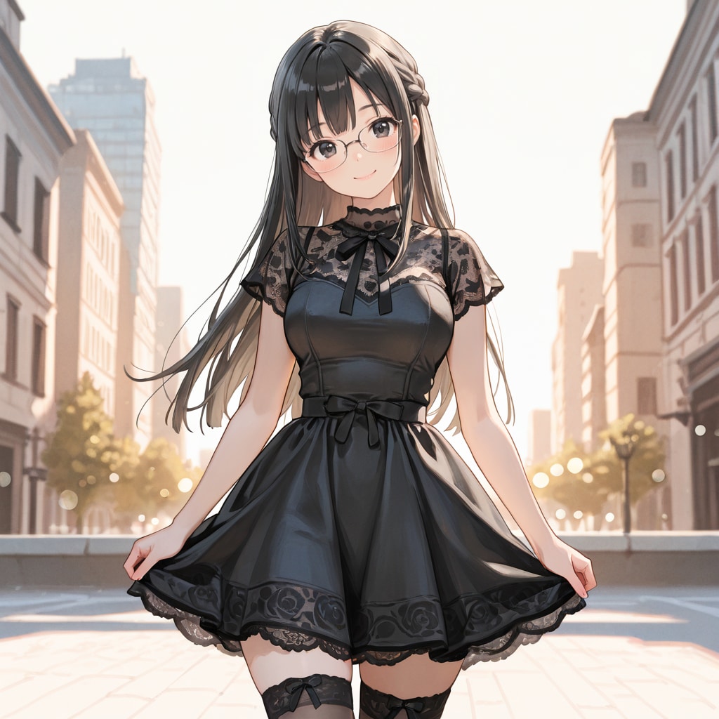 詩織ちゃん、黒ゴシック