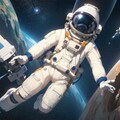 宇宙、宇宙船外活動 2枚目