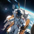 宇宙、宇宙船外活動 4枚目