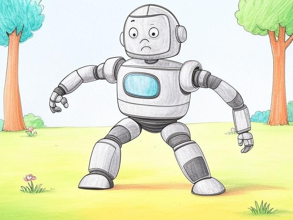 ロボットと少女