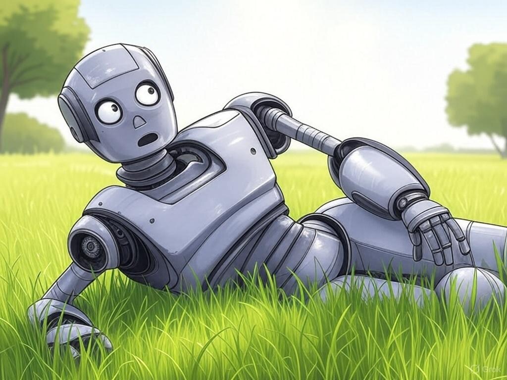 ロボットと少女