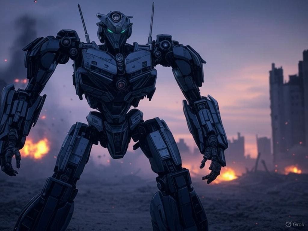 ロボットと少女