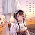 道案内する紫陽花 2枚目