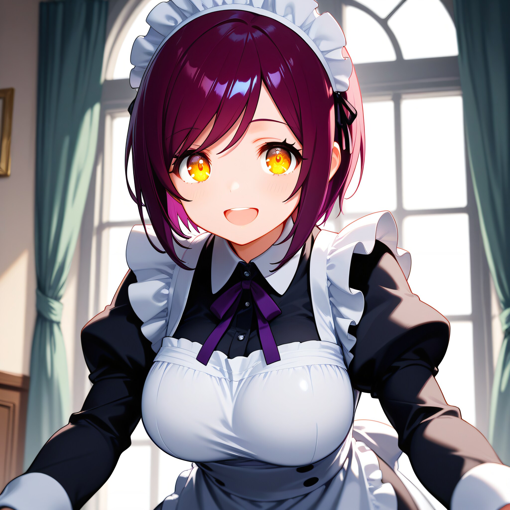 おはようございます（挨拶メイドの芽衣ちゃん） | の人気AIイラスト・グラビア