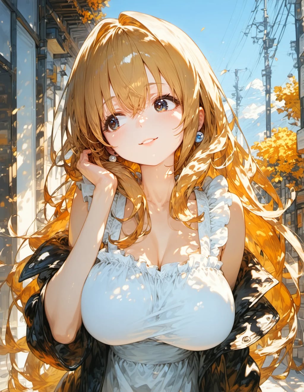 Autumn Wrapped Gently Around Her