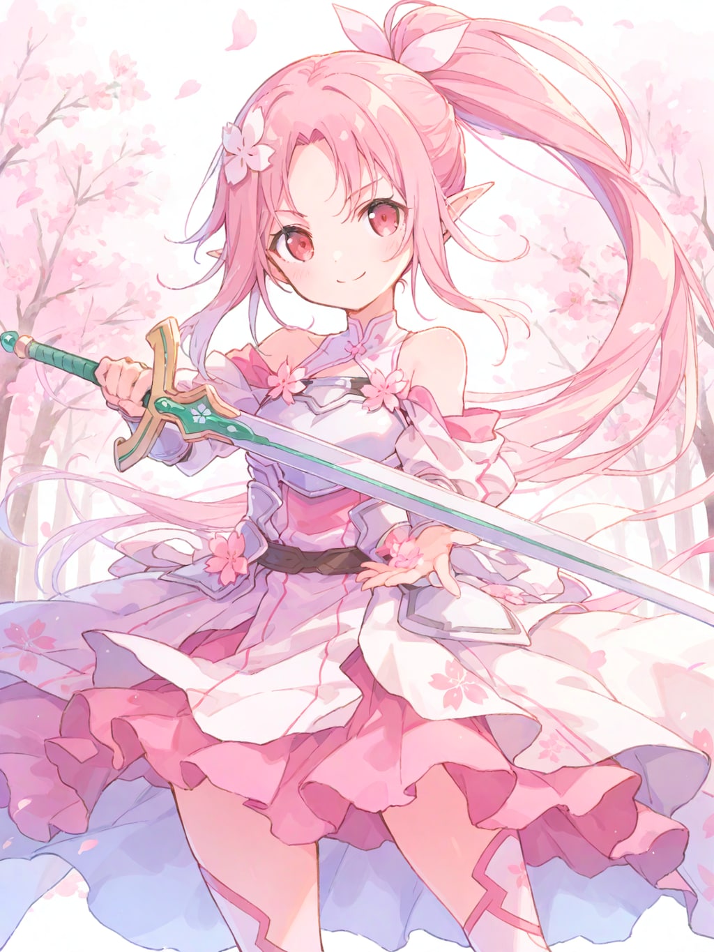 刃は舞い散る桜の如く