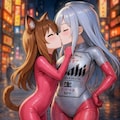 キスしている２人 3枚目