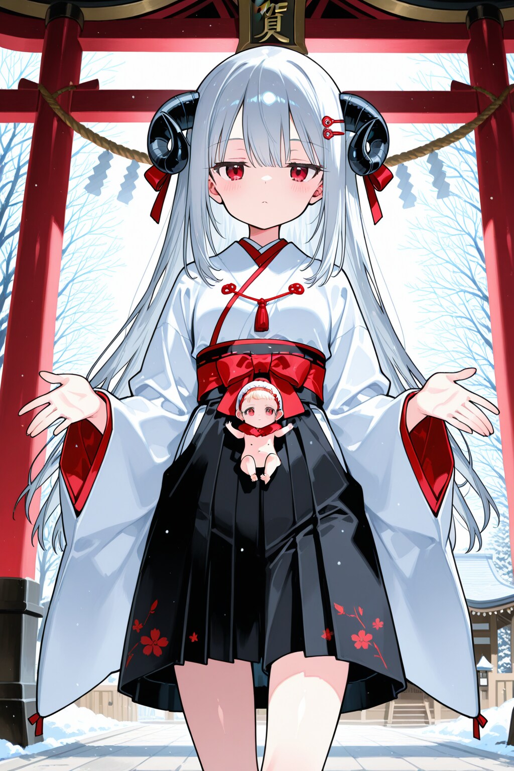 巫女服アイちゃん(3枚)(PHOENIX)