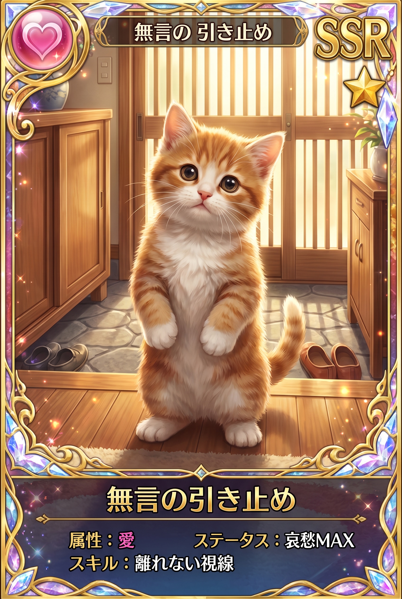 足止めしちゃう猫 | の人気AIイラスト・グラビア