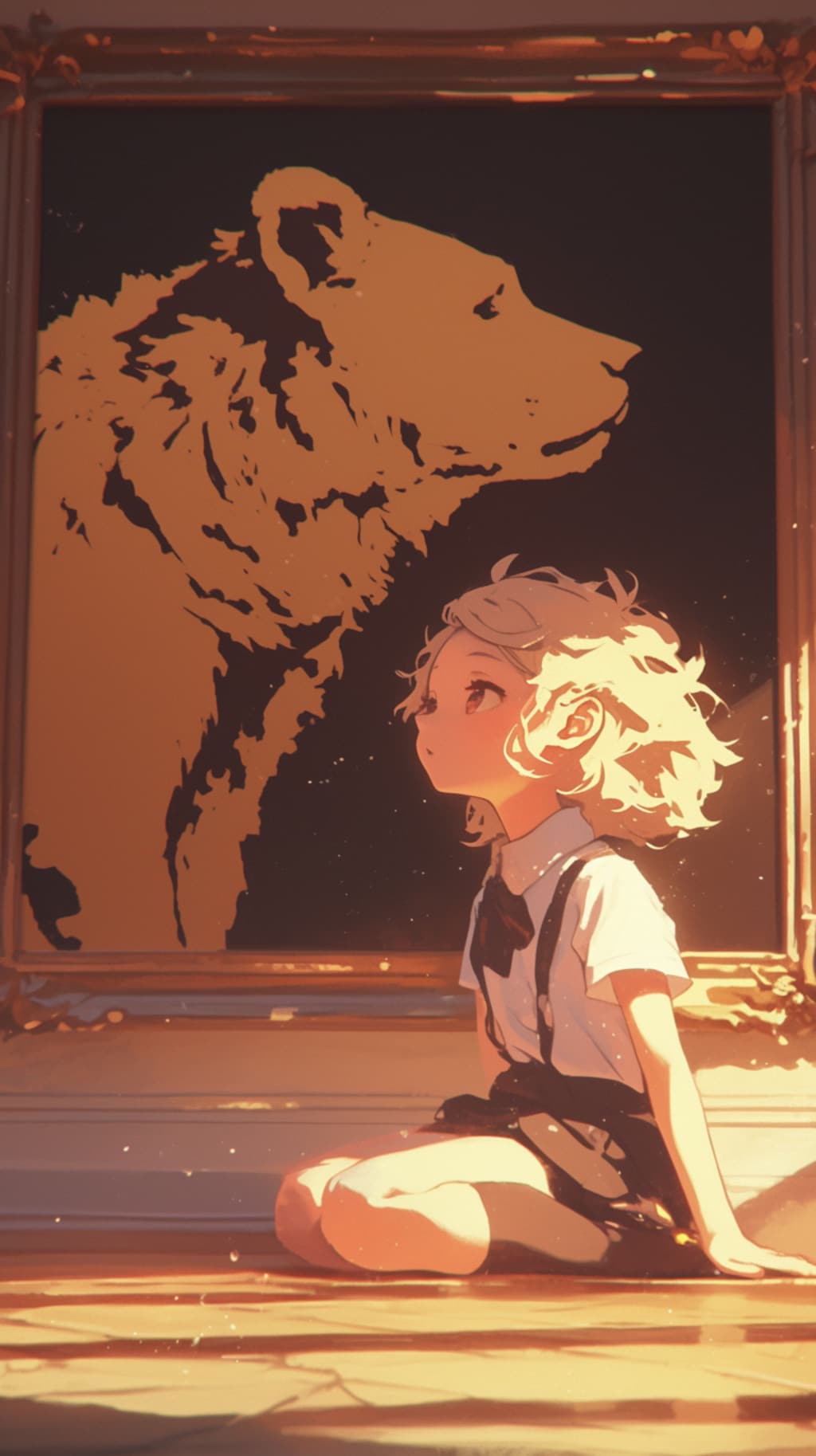 くま娘と絵画🖼️🐾