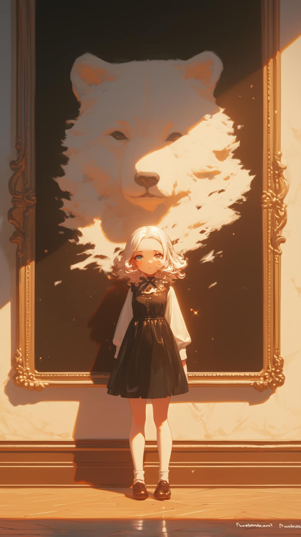 くま娘と絵画🖼️🐾