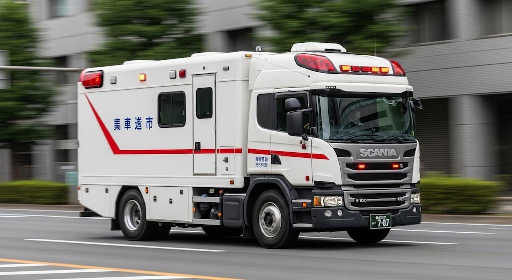 スカニアトラック救急車