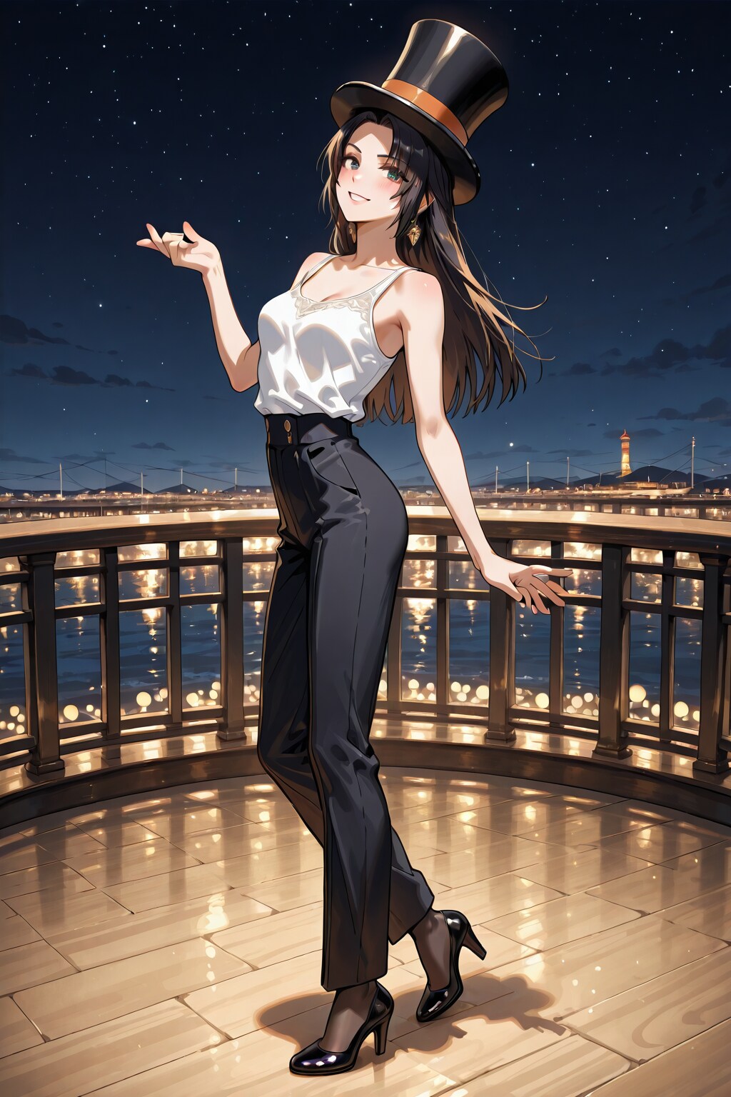 かっこかわいいダンサー白鳥英美梨の横浜港公演