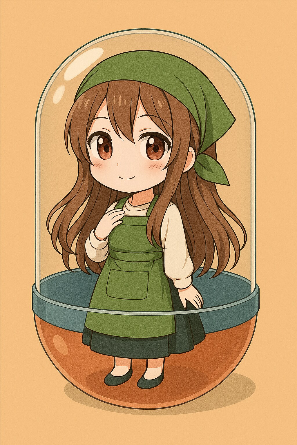 スーパーちちぷい店員さんフィギュアの元絵