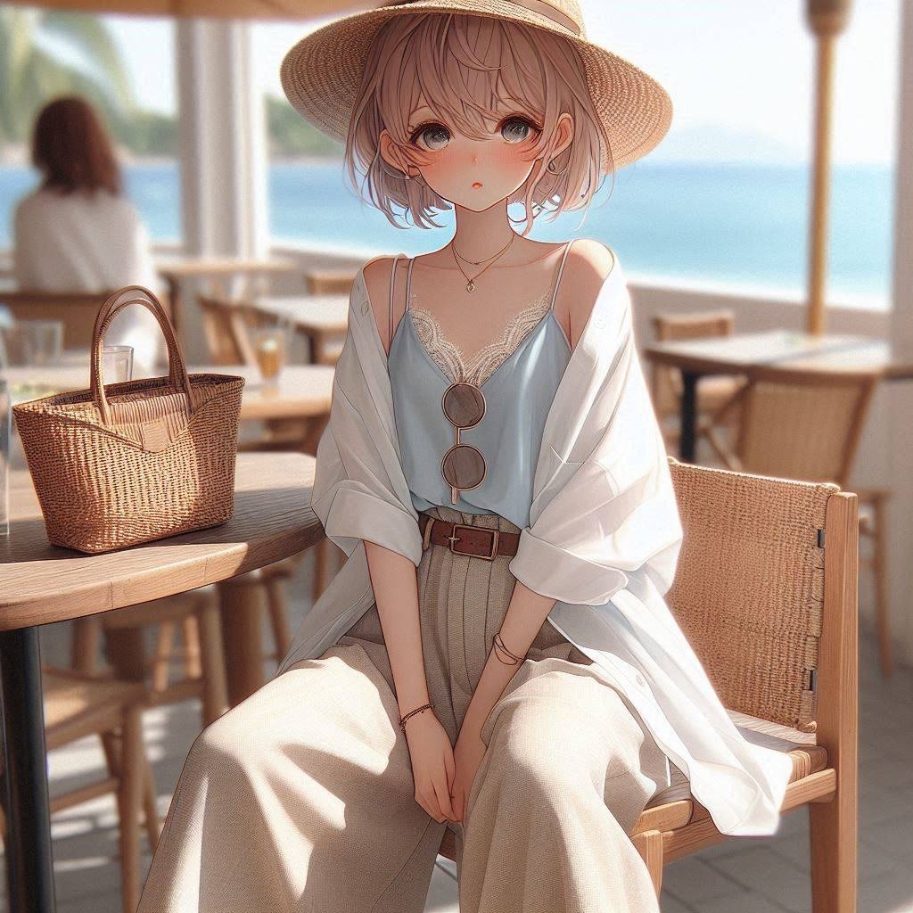 夏のコーディネイト(DALL-E)(4)