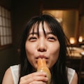 ミル貝を味わう美女3 8枚目