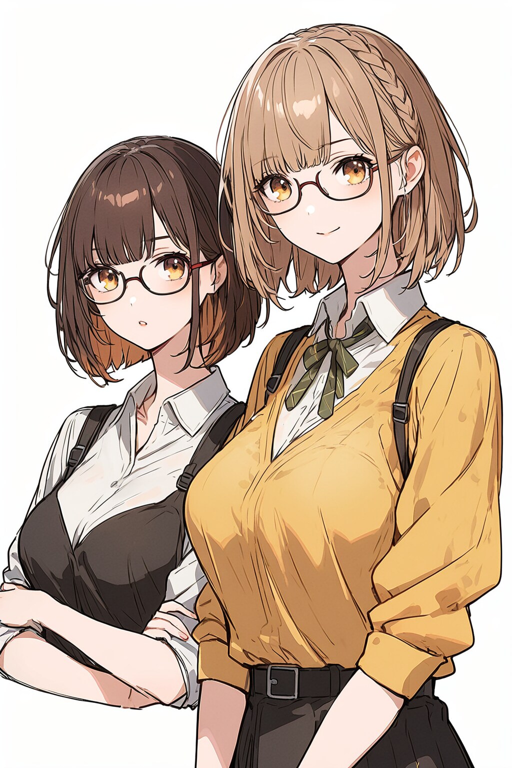 喫茶店のお姉さんと入り浸ってるJKの図 | の人気AIイラスト・グラビア