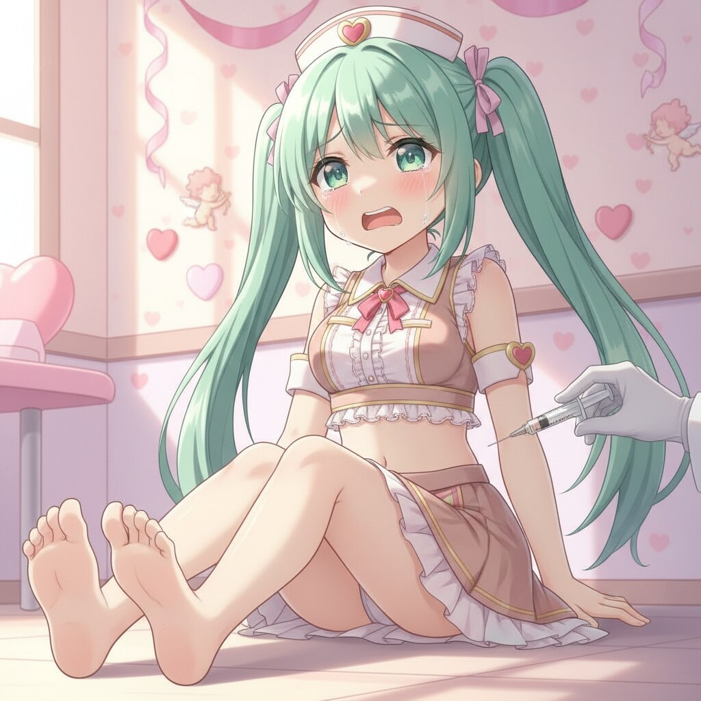 みどツイさん。バレンタインナース。2月12日 #ペニシリンの日