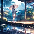 雨の御苑 2枚目