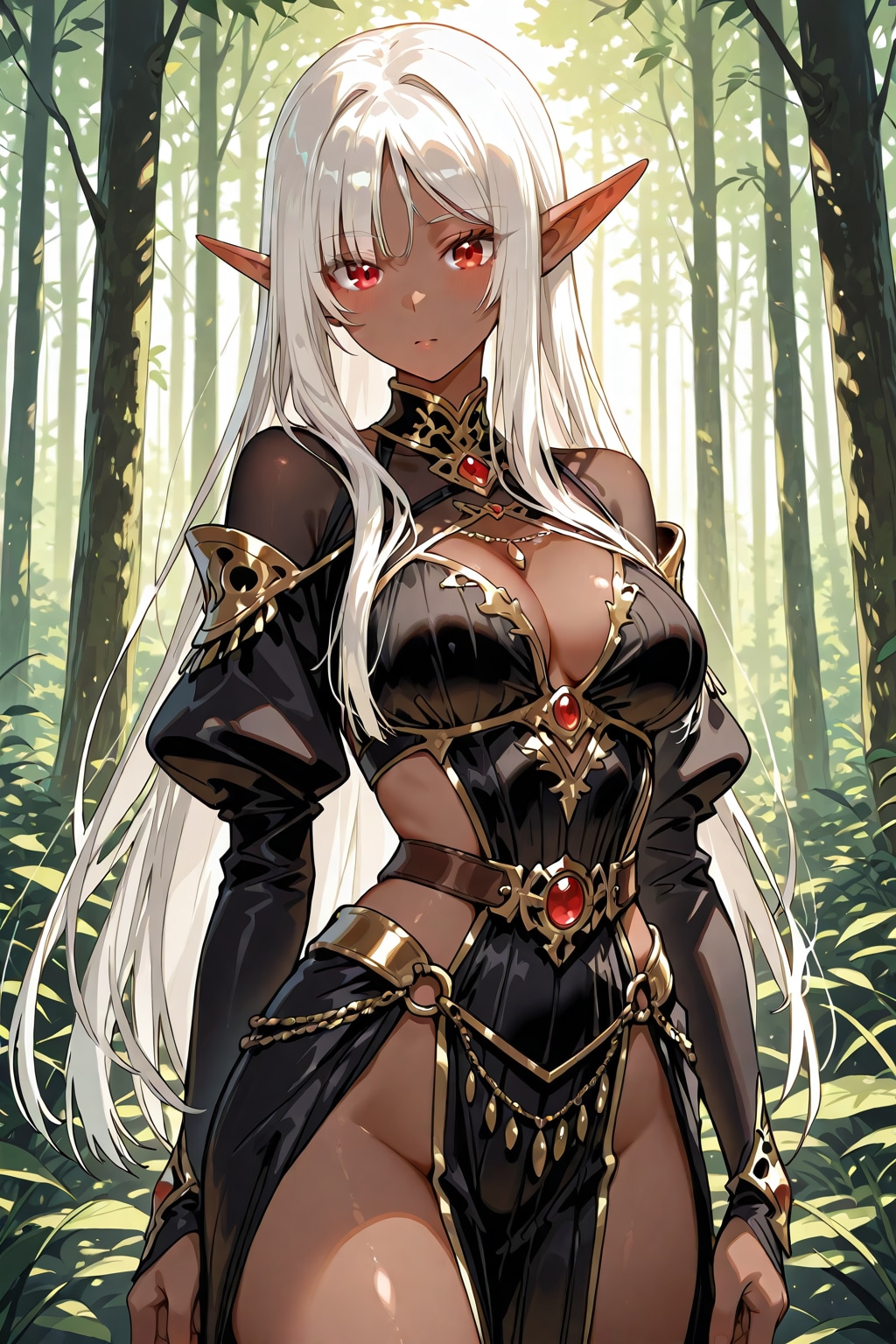 美少女ダークエルフ