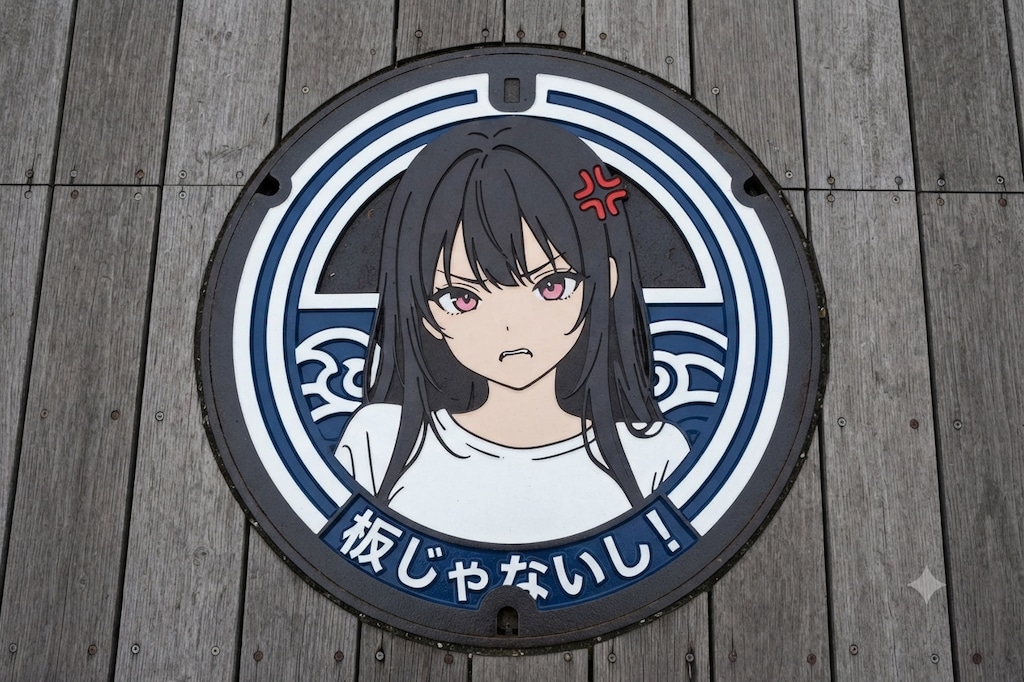マンホールの板野ちゃん