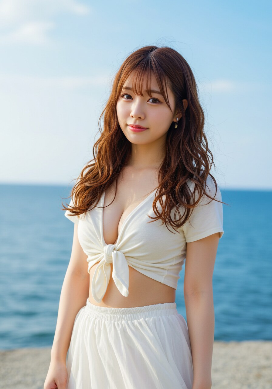 初夏の海辺
