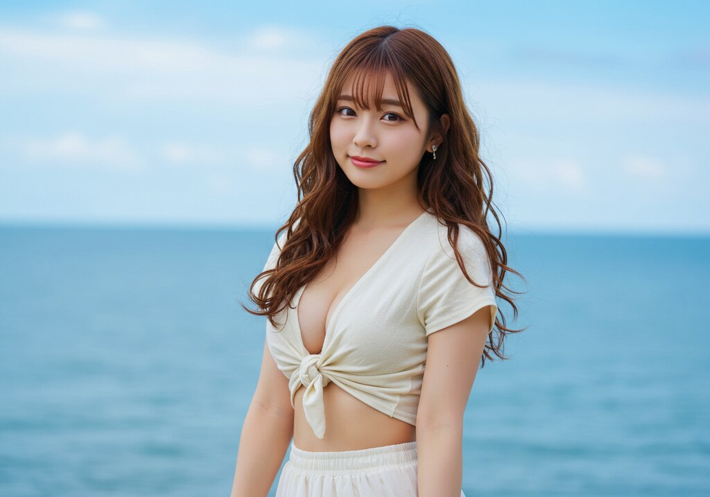 初夏の海辺