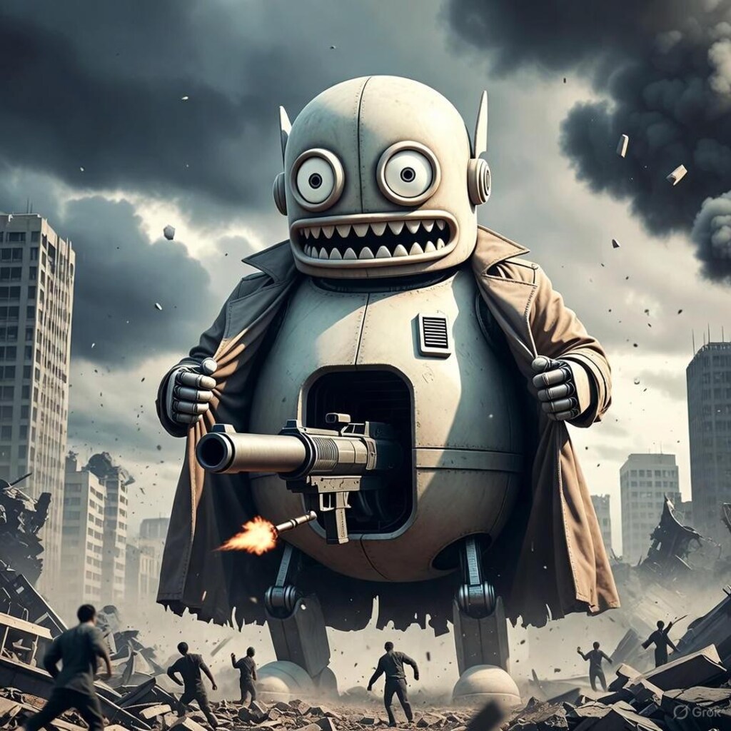 コートの中から兵器なの♪