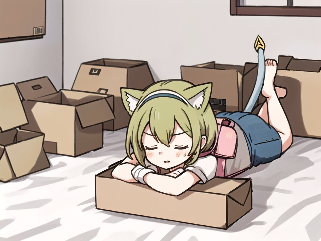 引っ越し合間に一休み
