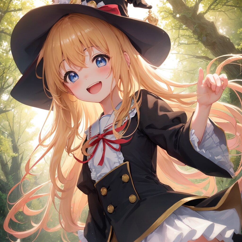 金髪魔法使いちゃん
