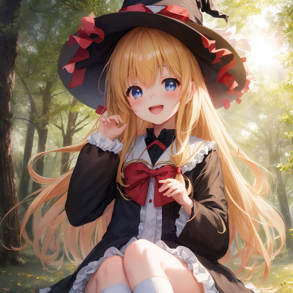 金髪魔法使いちゃん