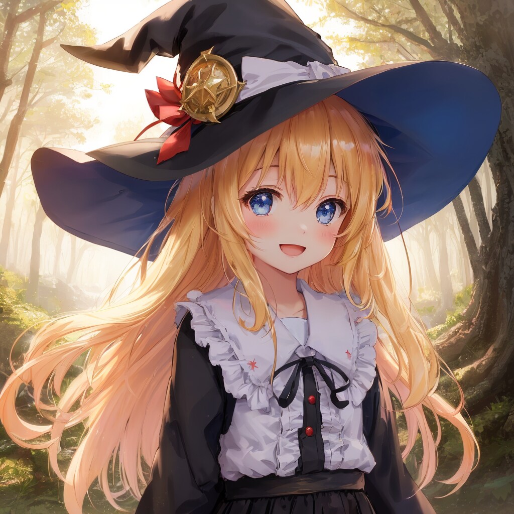 金髪魔法使いちゃん