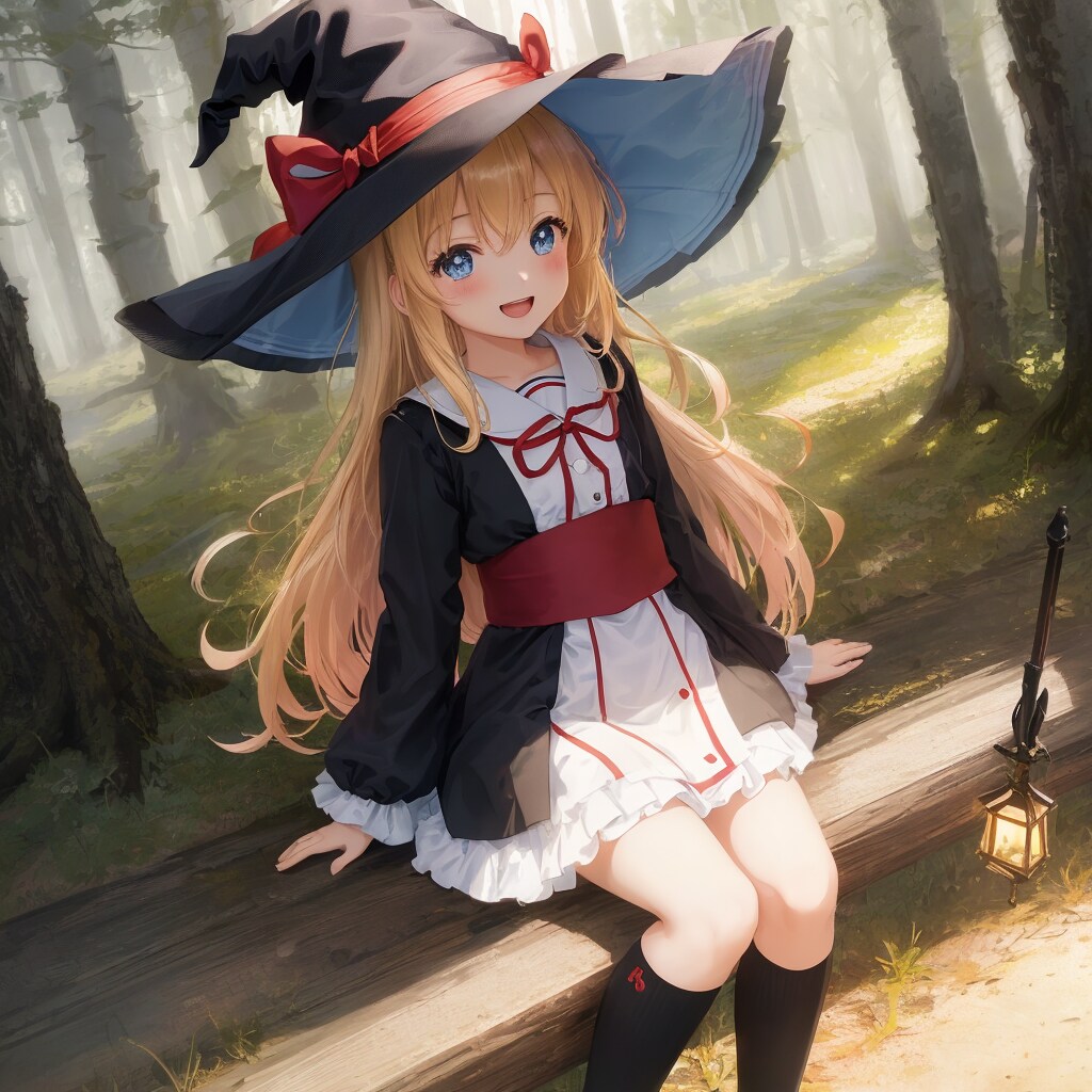 金髪魔法使いちゃん