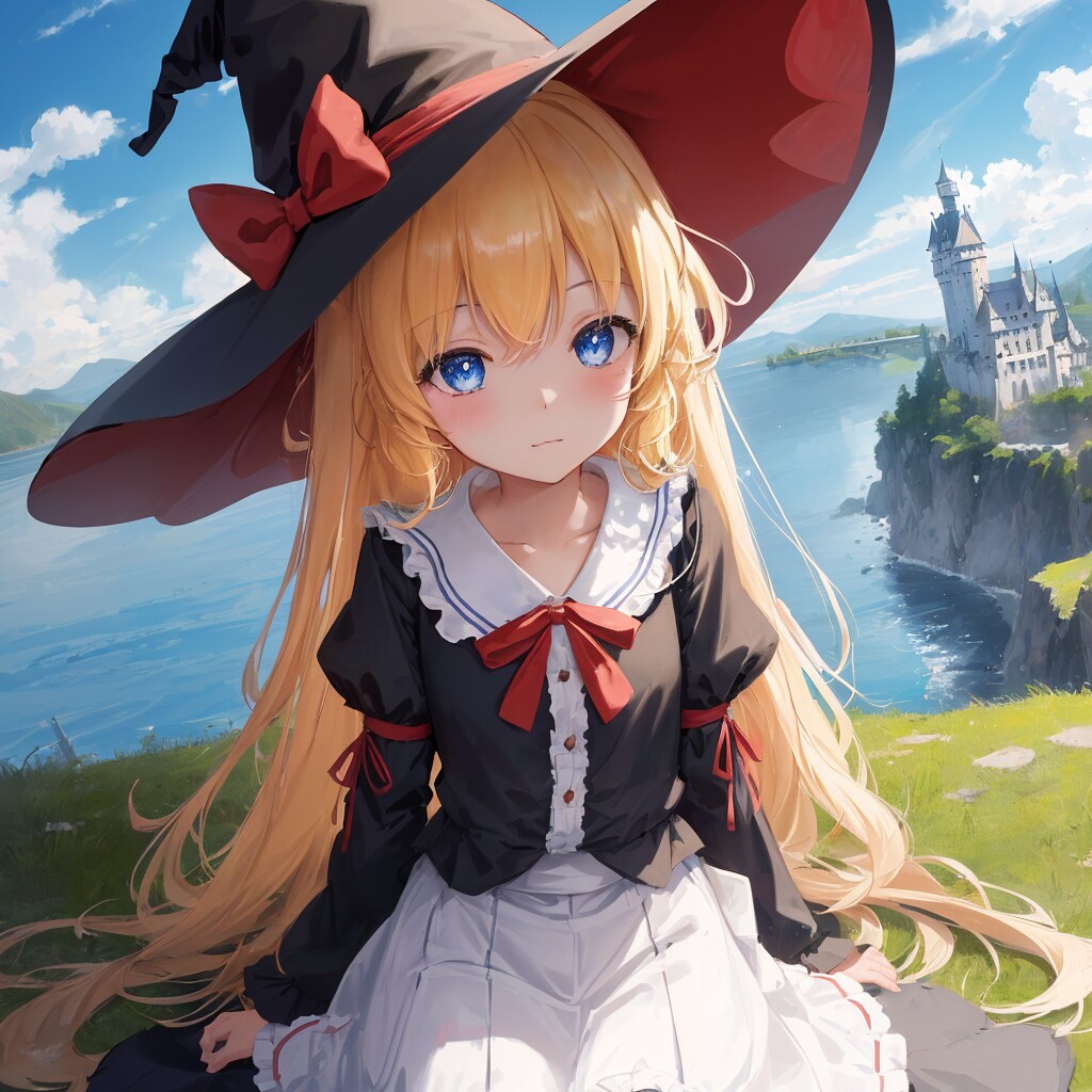 金髪魔法使いちゃん