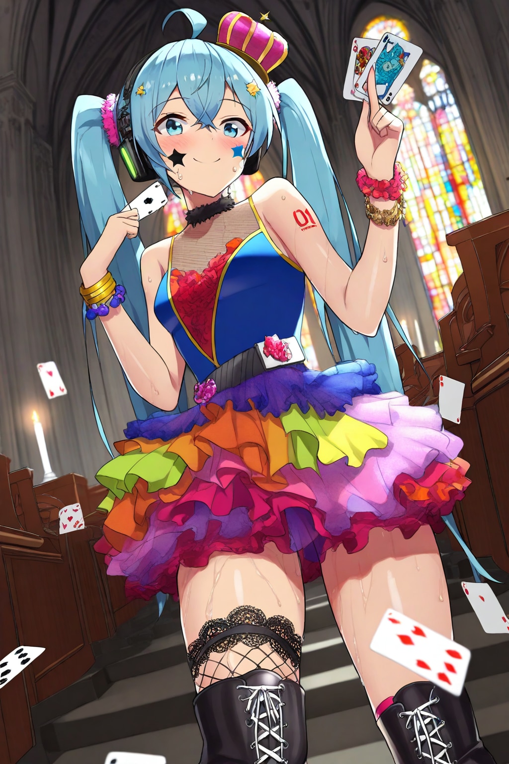 はーい、カードがばらばらしておりまーす