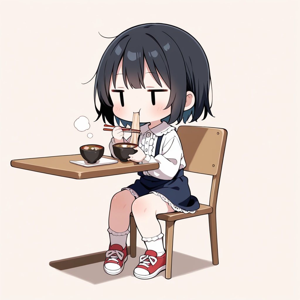 味噌汁を飲む（いつもの御飯ｗ）