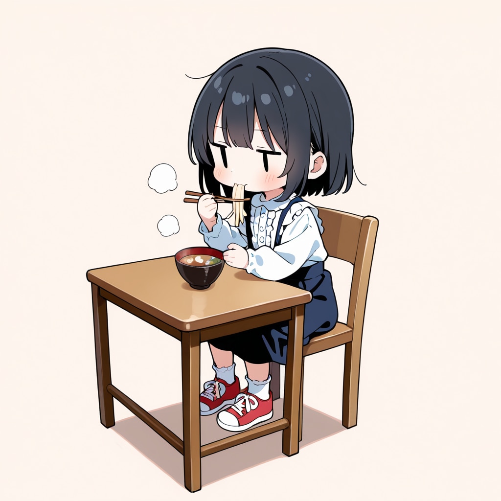 味噌汁を飲む（いつもの御飯ｗ）