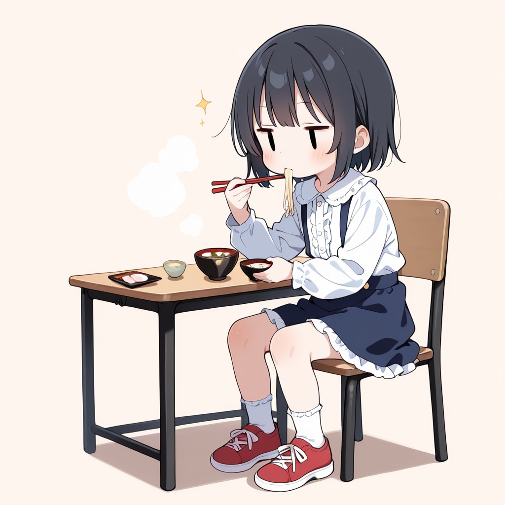 味噌汁を飲む（いつもの御飯ｗ）