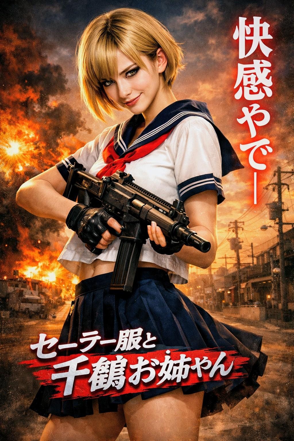 近日公開⁉️セーラー服と千鶴お姉やん✨