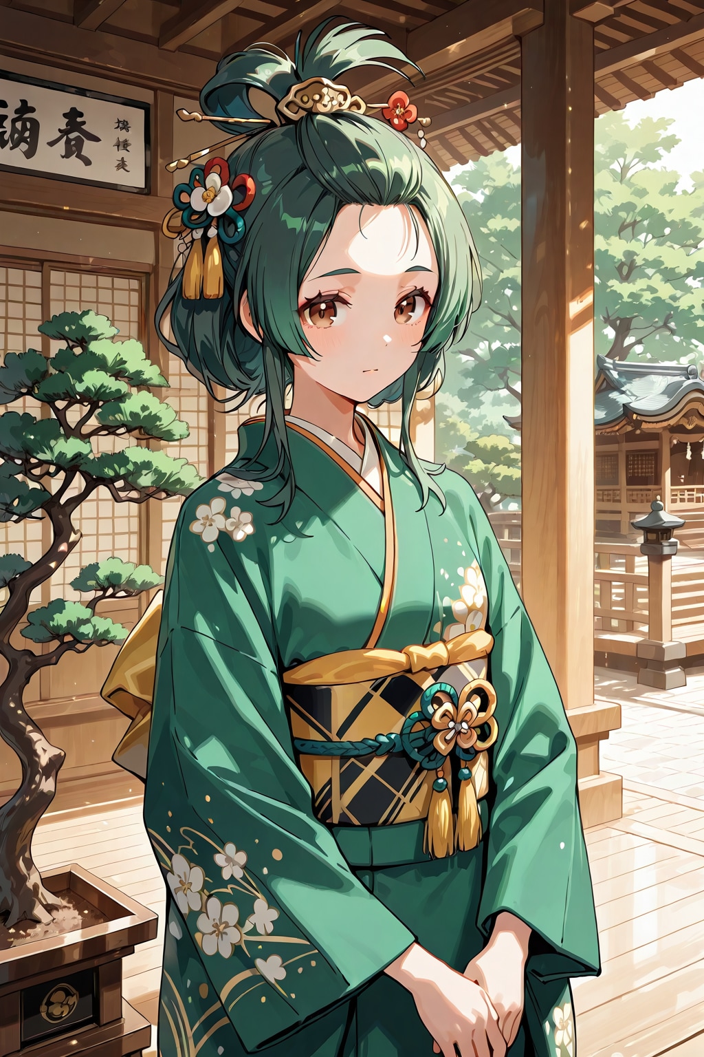 盆栽の神様 | の人気AIイラスト・グラビア