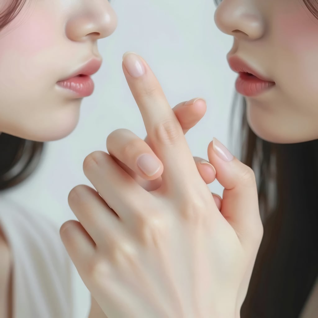 手と手を合わせて幸せ