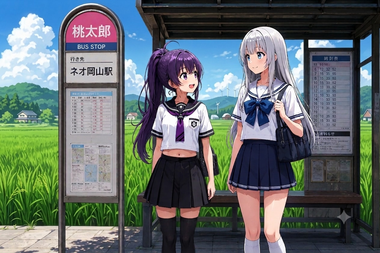乗り遅れた２人